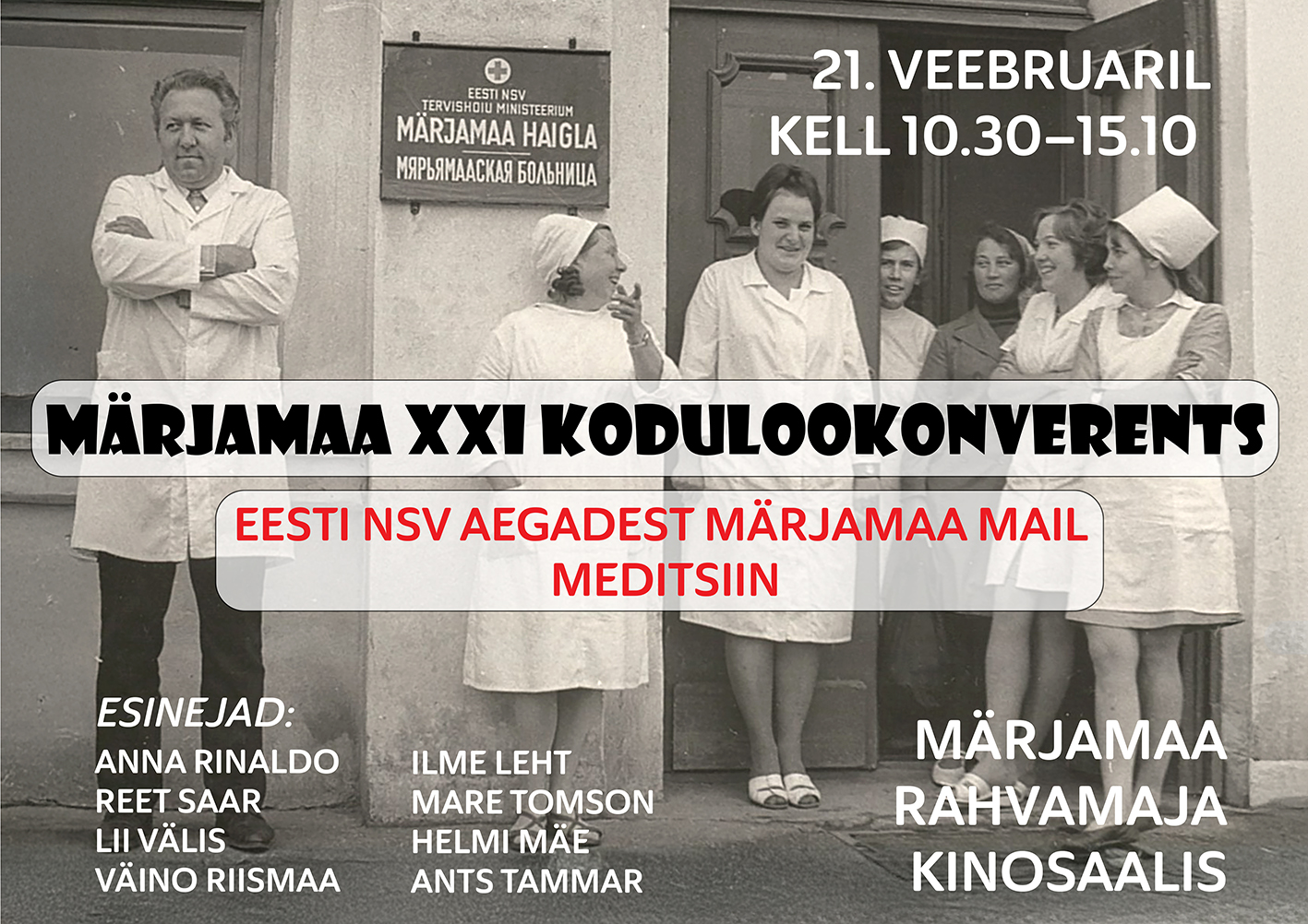 Kodulookonverents meenutab meditsiinilugu Märjamaa mail | Märjamaa vald